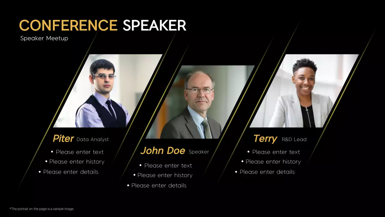 Trình bày Lịch trình Hội nghị Hiện đại Đen