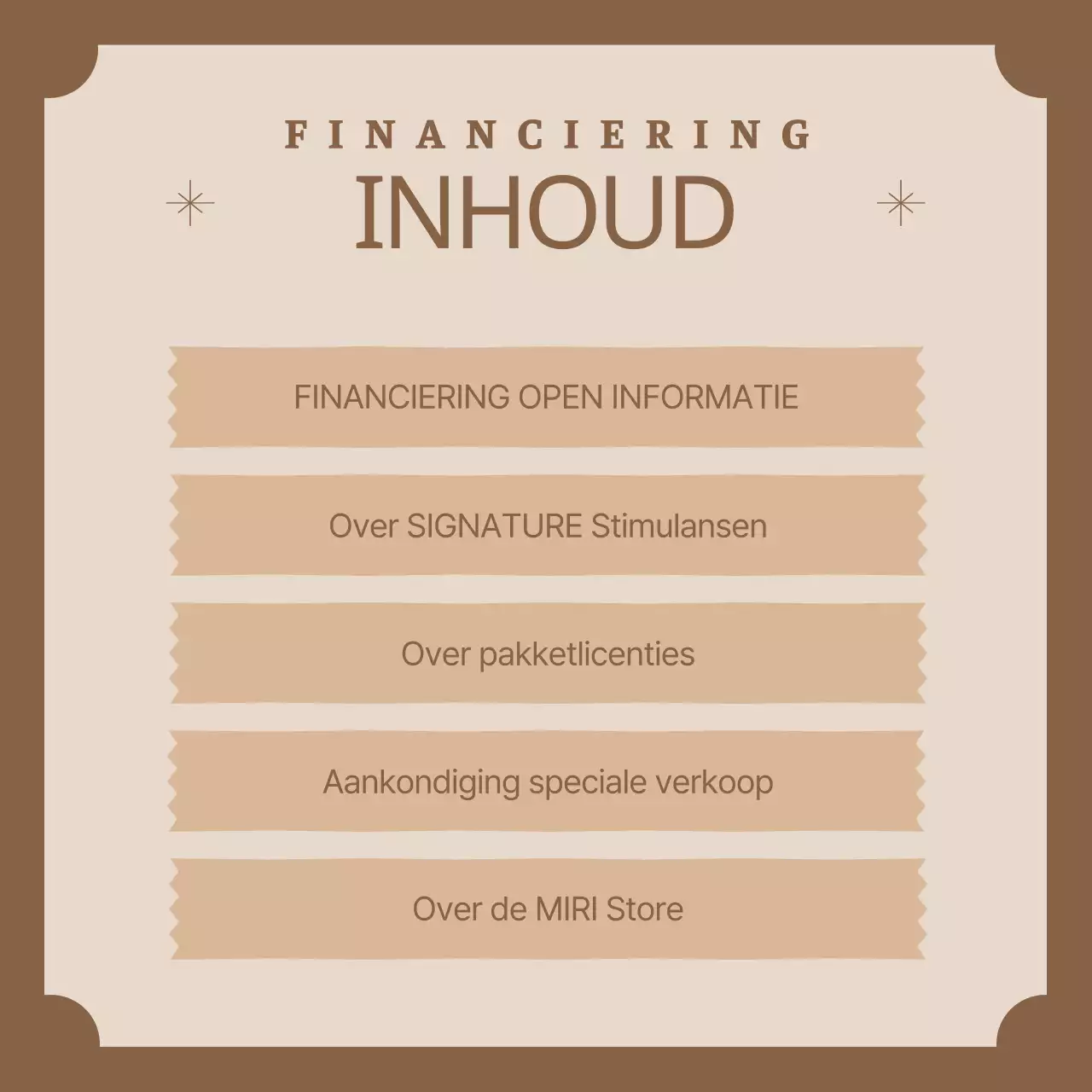 Eenvoudige aanmoedigingspremie met bruine achtergrond