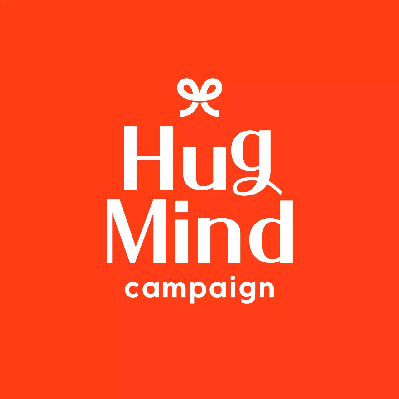 리본일러스트가 들어간 캠페인 봉사단체