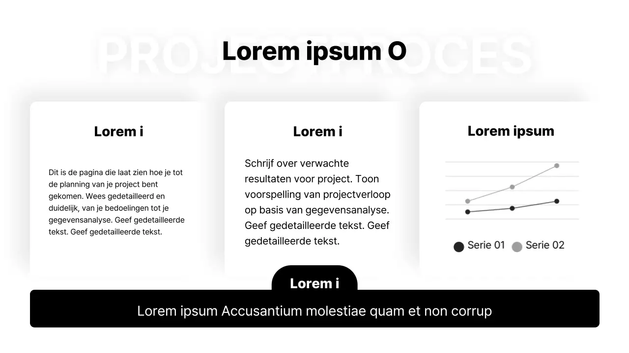 Eenvoudig CV-portfolio met witte achtergrond