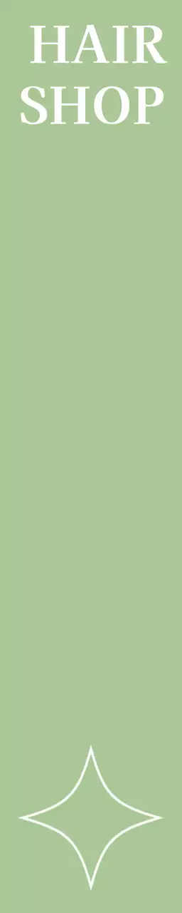 곡선의 라인 일러스트가 있는 미용실