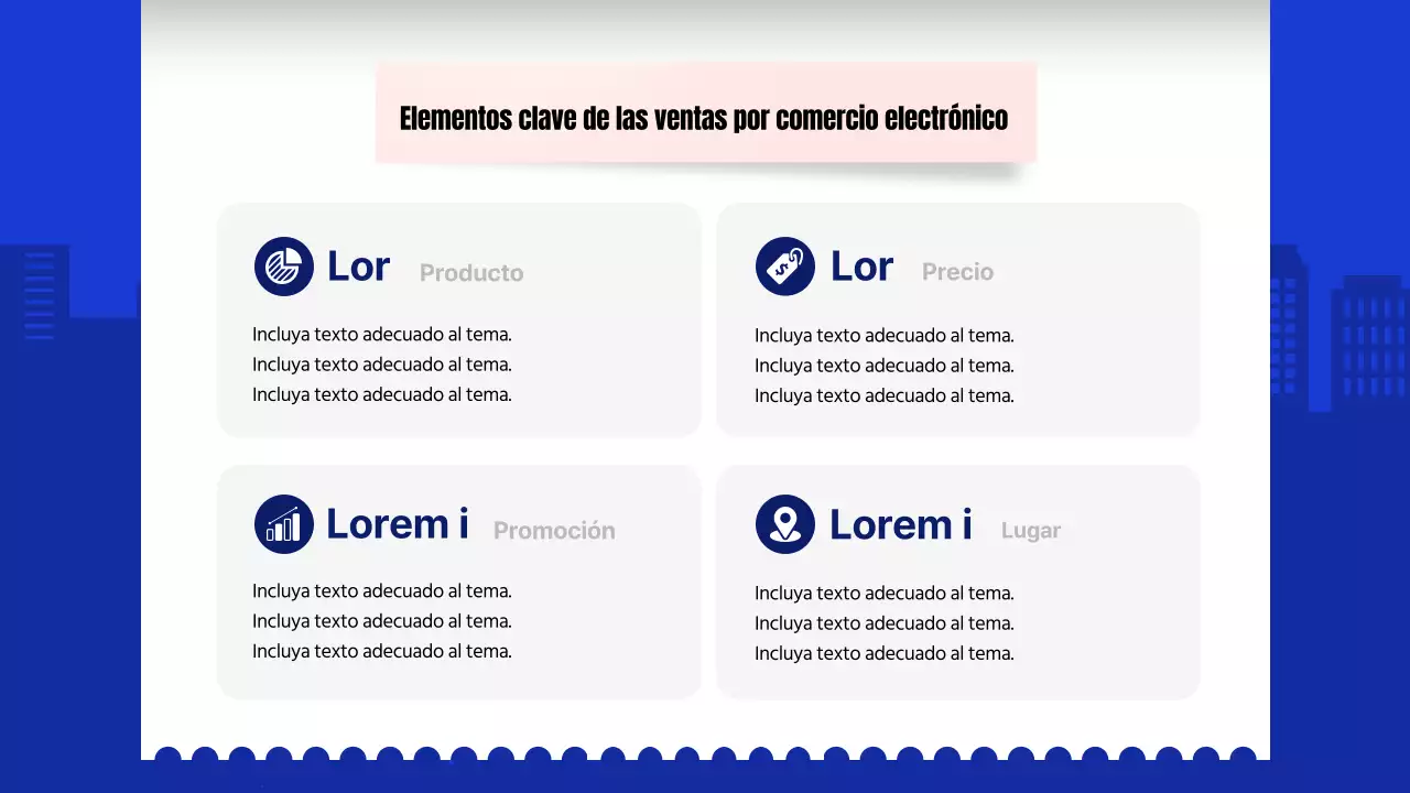 Informe de investigación de mercado con el concepto básico de recibo azul y blanco