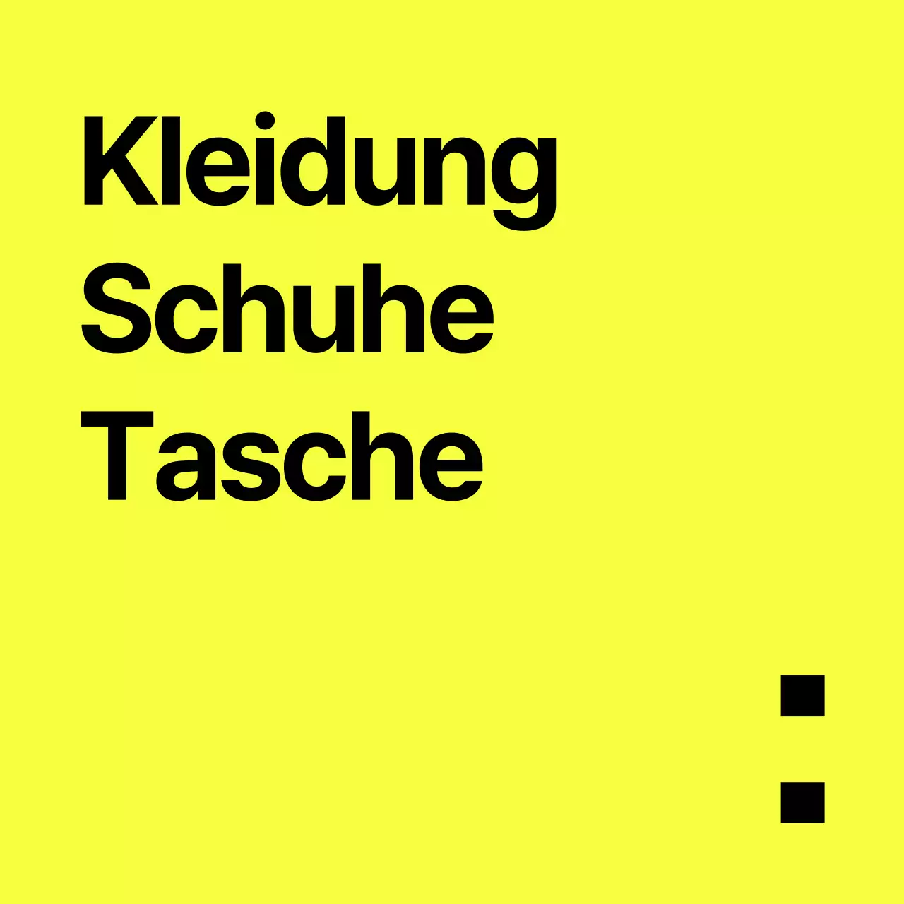 Ein einfaches, schnörkelloses Schild für einen Redaktionsladen mit Markenzeichen