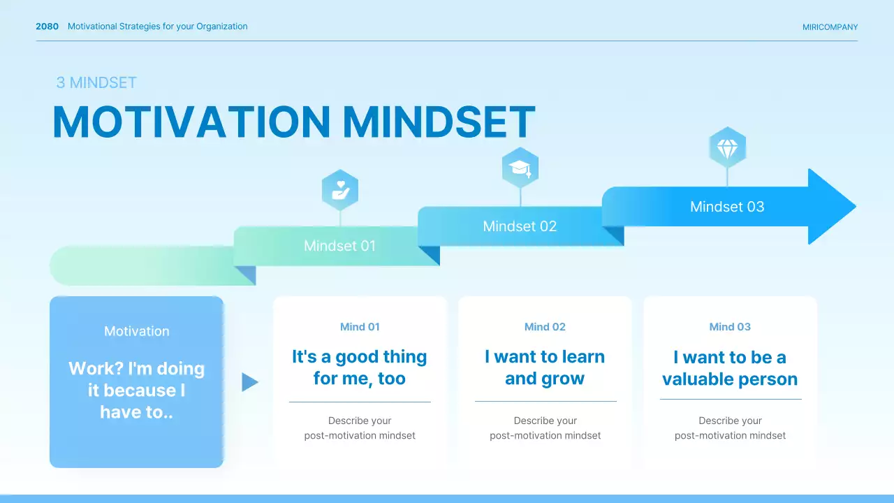 블루 모던 기업 프리젠테이션