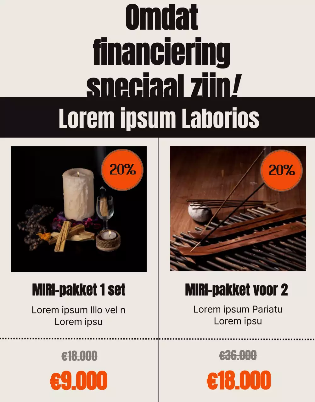 Een vintage stimuleringsgids met oranje accenten