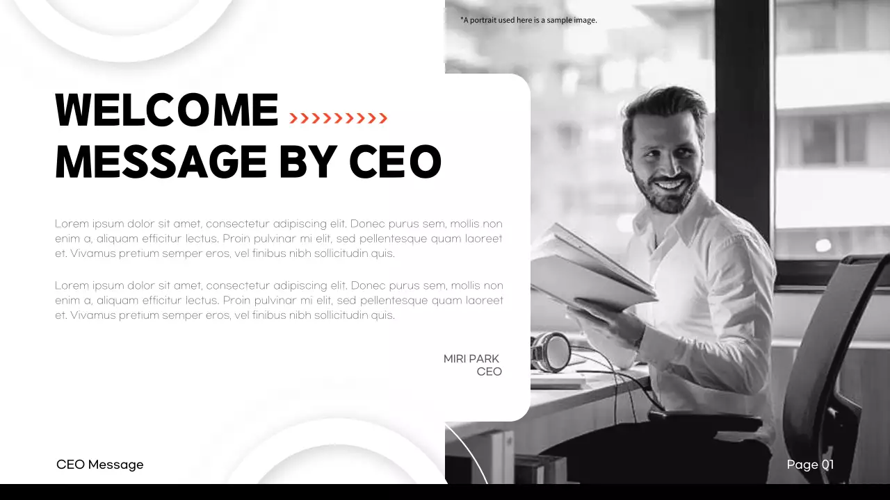 White Minimal Business Presentation