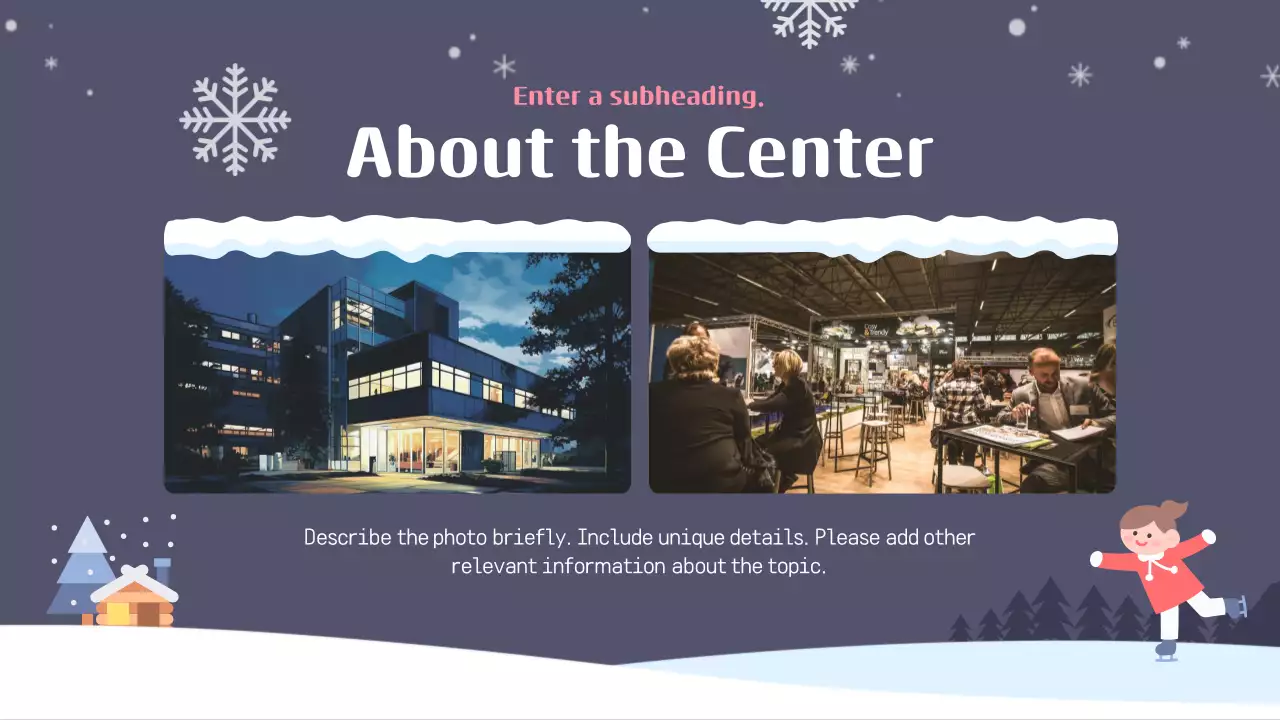 네이비 애니메이션 자원봉사 가이드 프레젠테이션