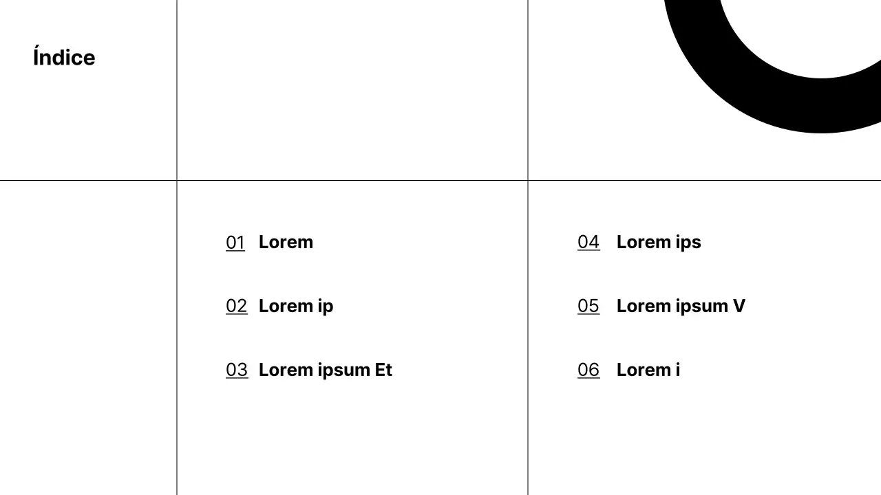 Una sencilla cartera profesional en blanco y negro