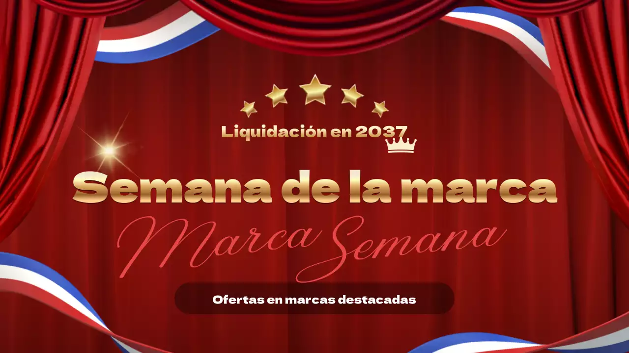 Promueva una promoción de fin de año de compras de lujo en rojo y dorado