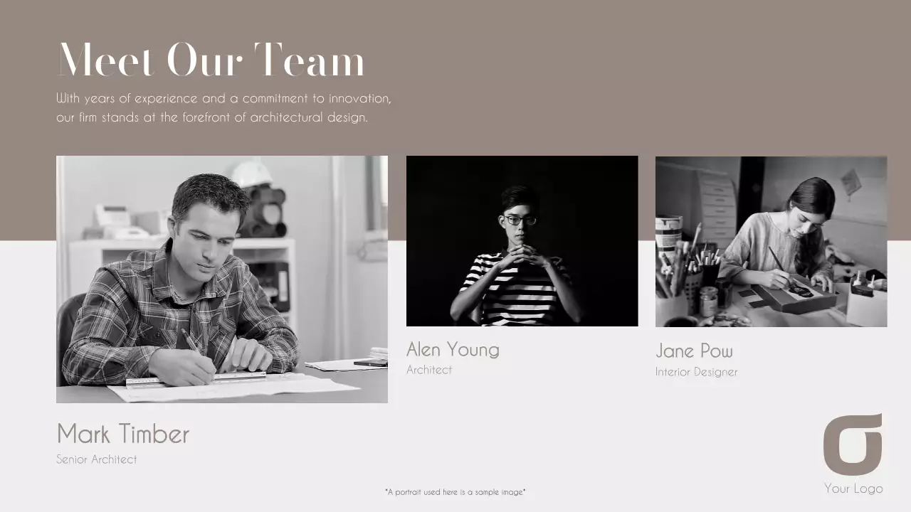 Elegant business reports in black and white