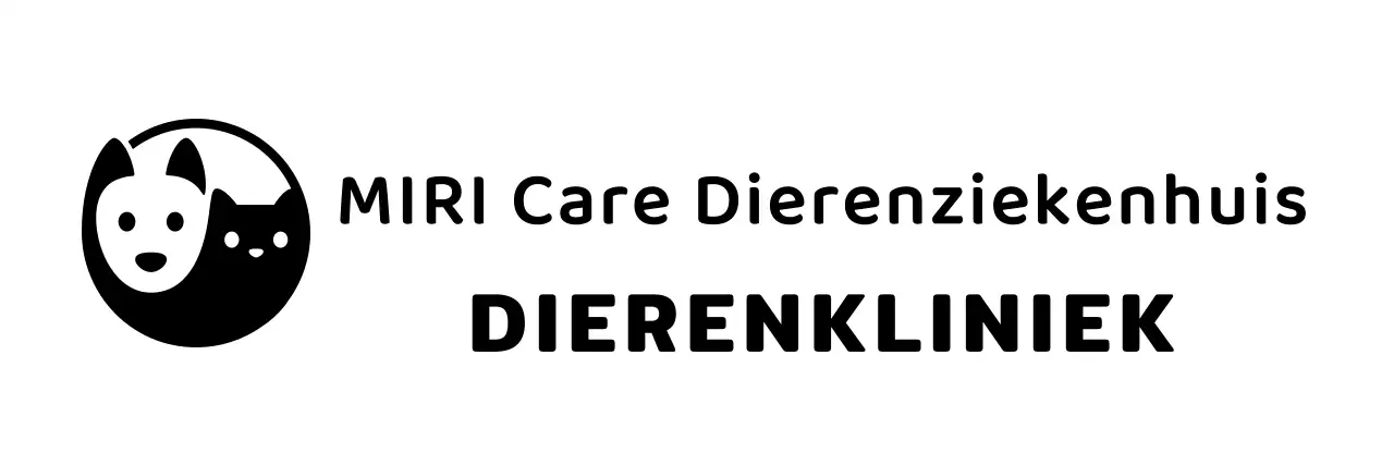 Dierenklinieklogo in de vorm van een honden- en kattenpictogram
