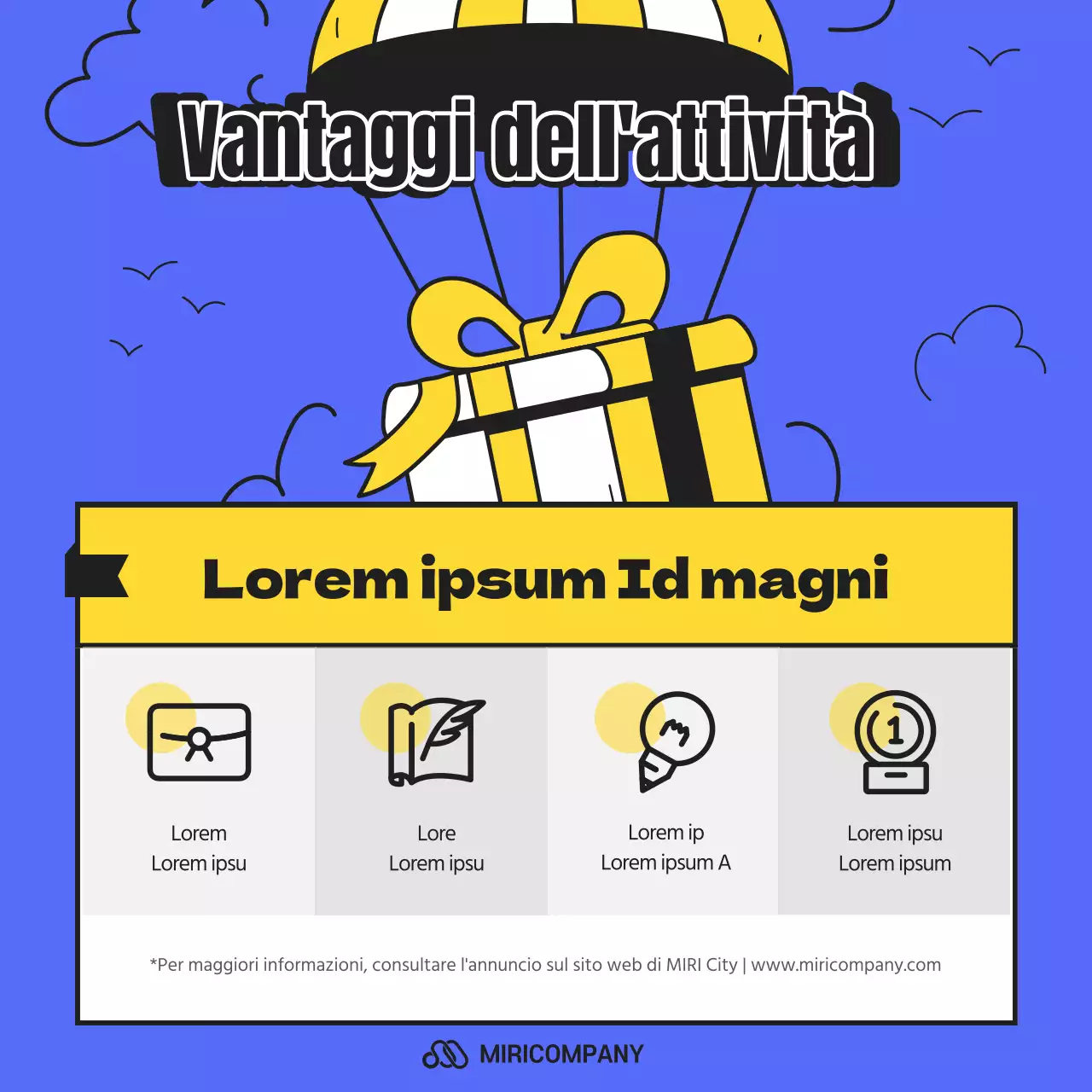 Promuovere il reclutamento con un tocco di giallo e blu