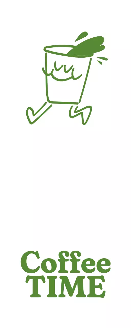 Vintage-inspired cafe sign