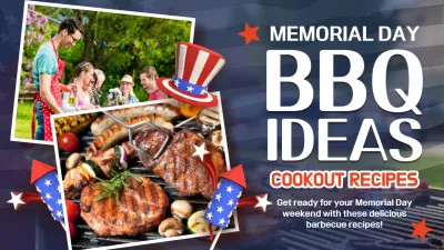 Blue Retro Bbq Guide YouTube Thumbnail