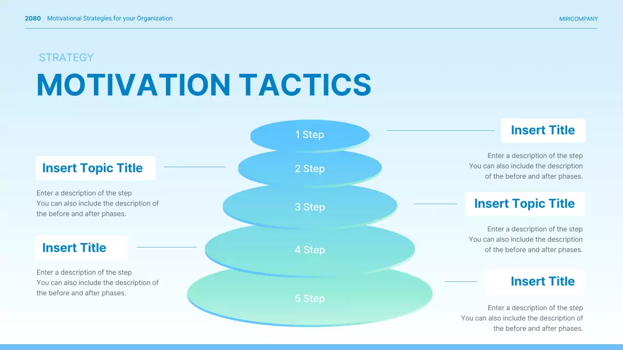 블루 모던 기업 프리젠테이션