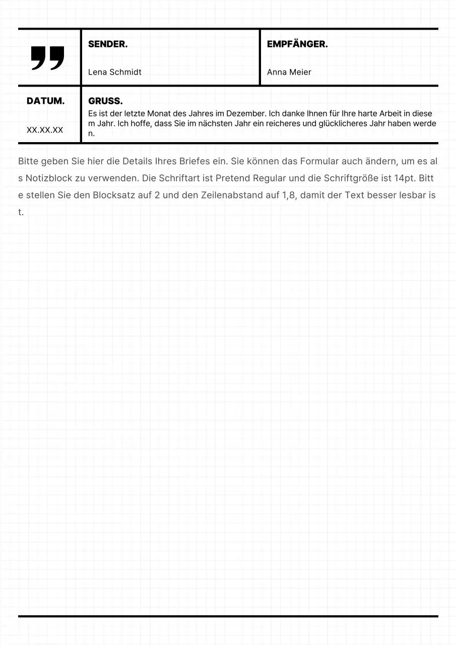 Ein Leitfaden für einfaches Briefpapier in Weiß und Schwarz