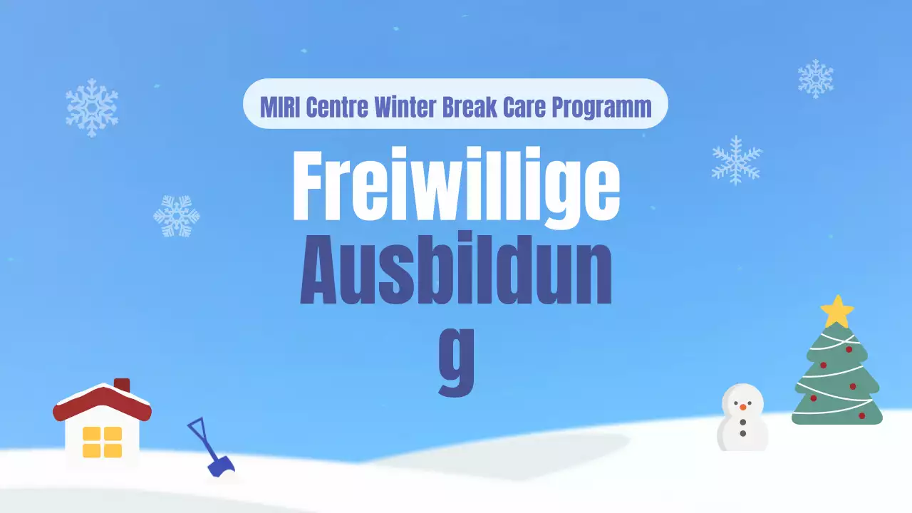 Blue's Simple Winter Break Volunteer Training Guide