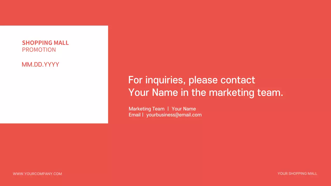 Red Modern Promotion Plan Document Presentation