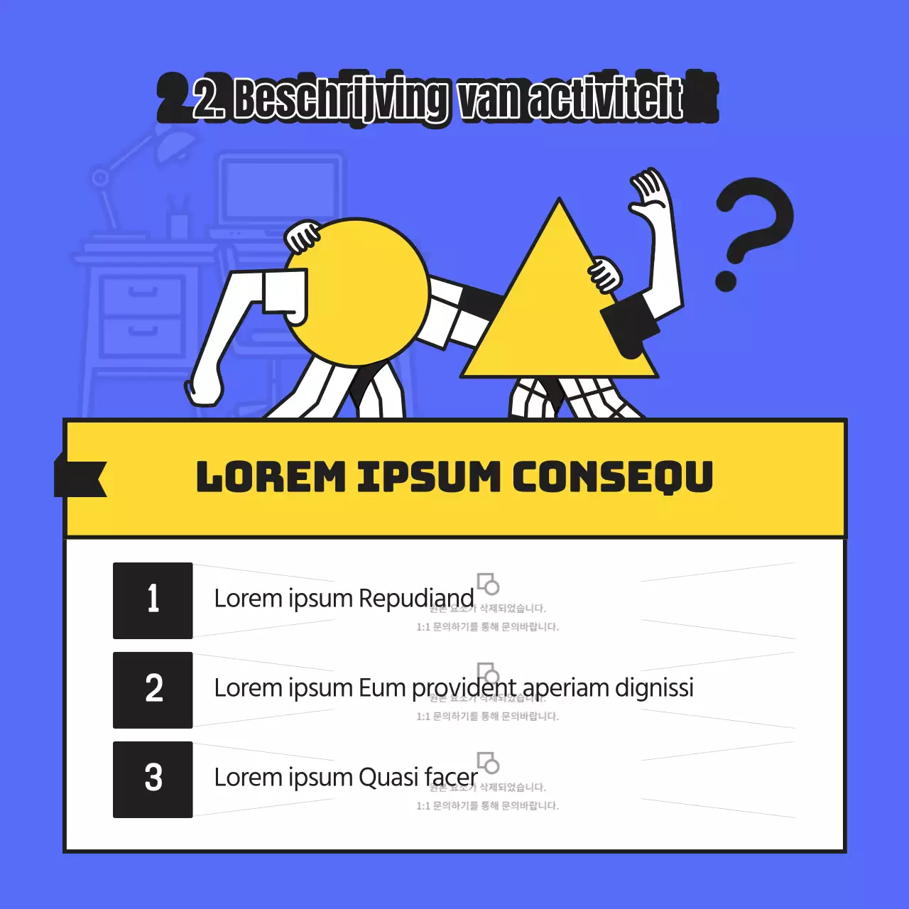 Promoot werving met een knal geel en blauw