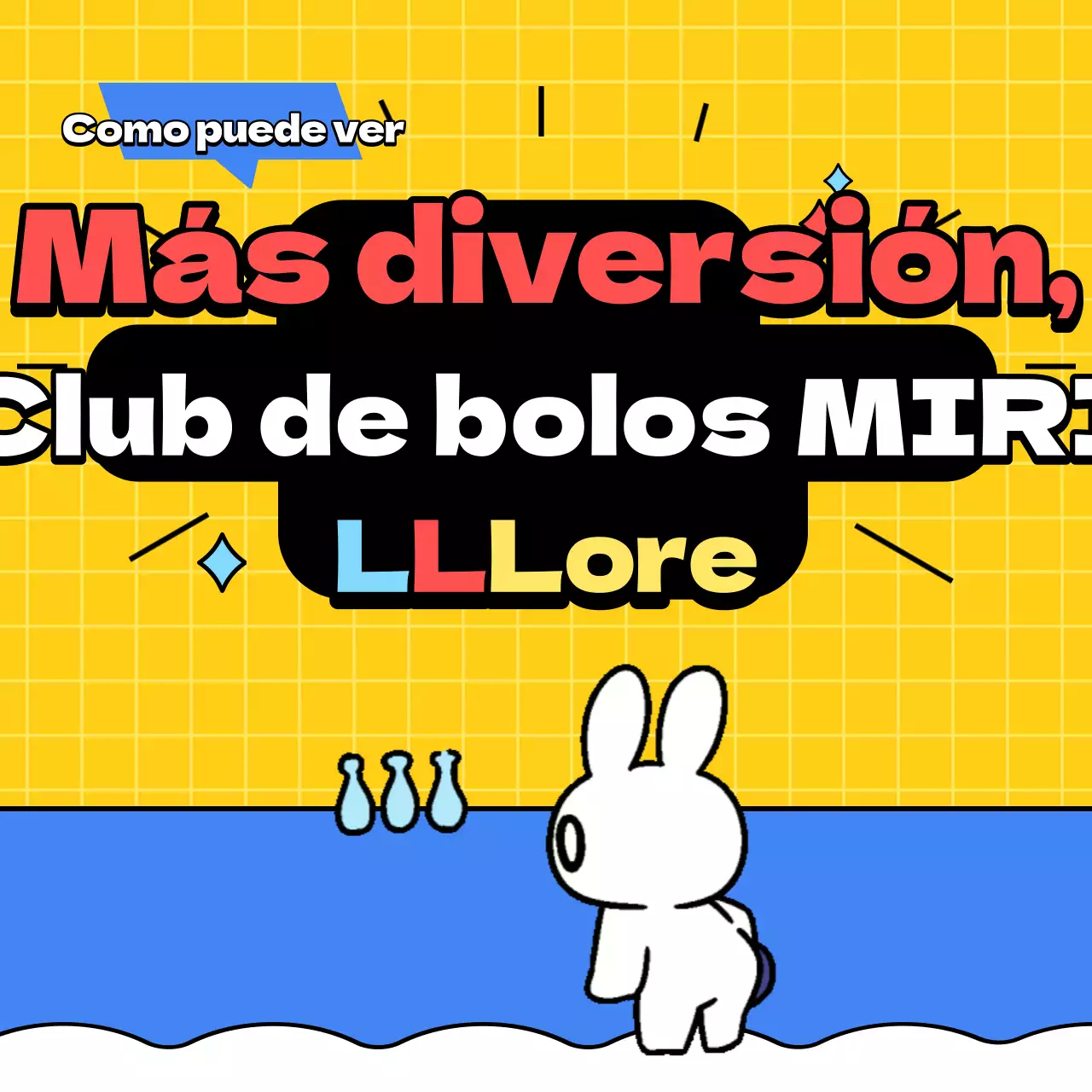 Promover los bolos azules y amarillos para captar nuevos socios