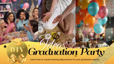 Gold Trendy Graduation Guide YouTube Thumbnail