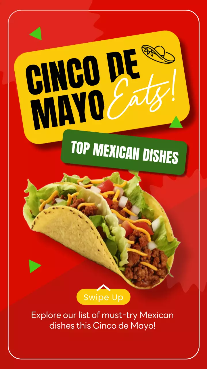 Red Trendy Mexican Promotion Instagram Post