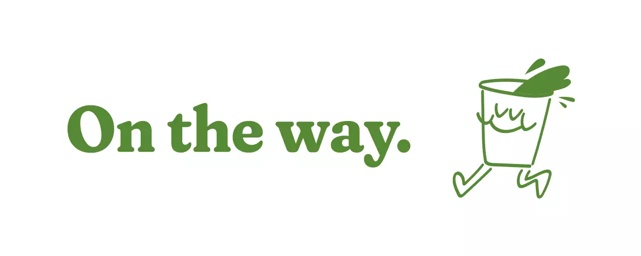 ヴィンテージ感あふれるカフェの看板