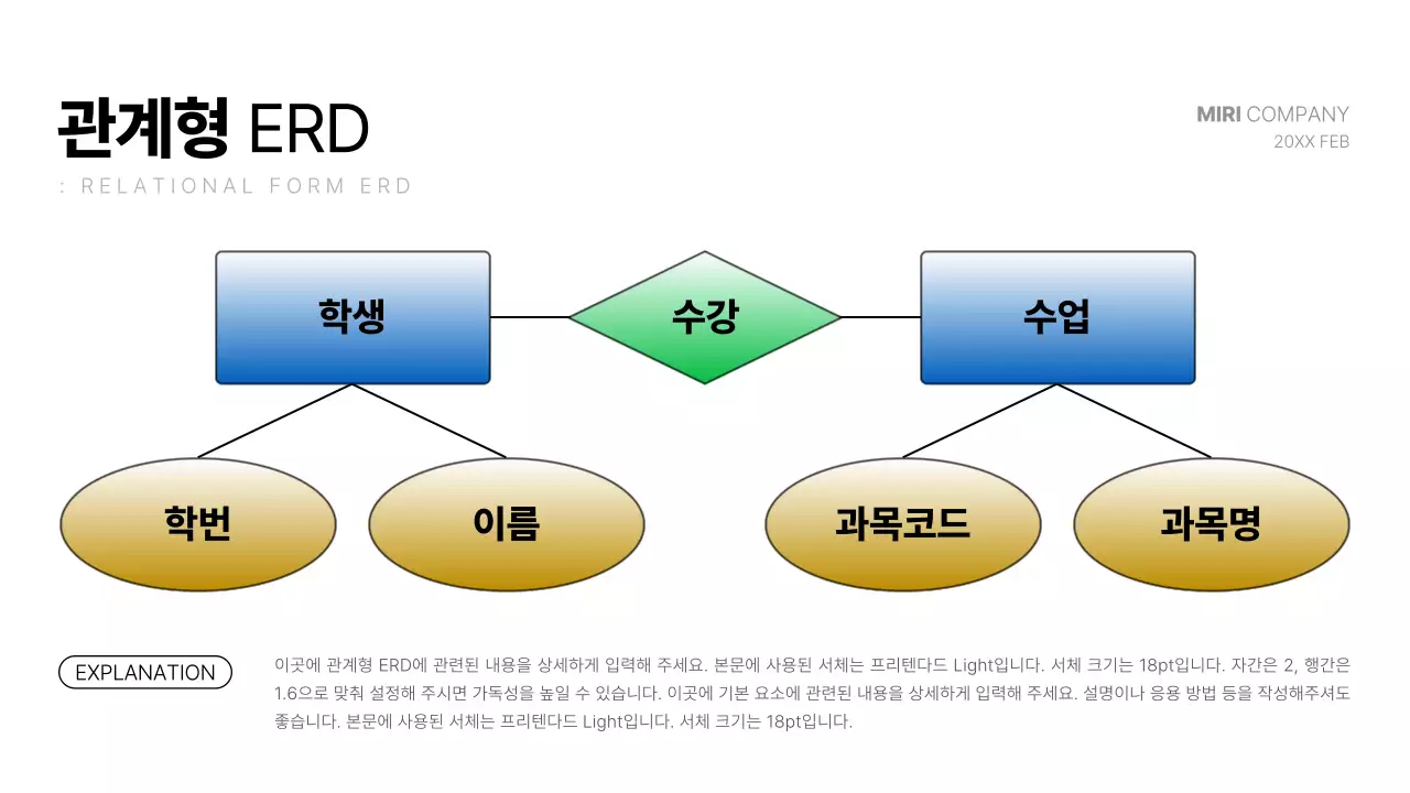 흰색과 파랑의 모던한 개발 다이어그램 보고서