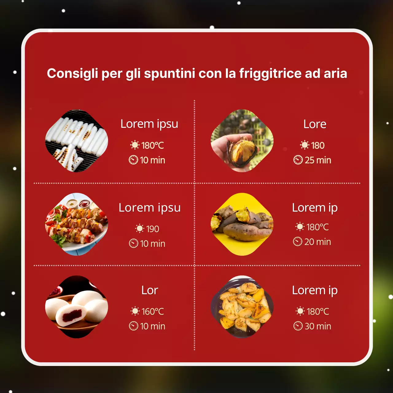 Un annuncio di marketing virale con un tocco di rosso