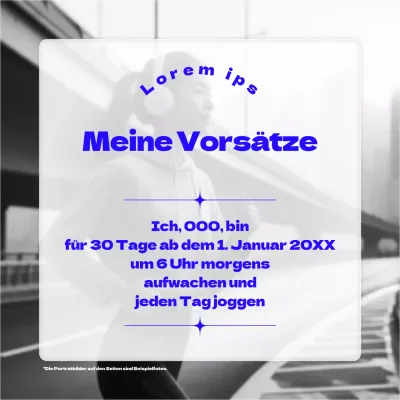 Ein moderner Beitrag zur Neujahrs-Challenge in Blau, Schwarz und Weiß