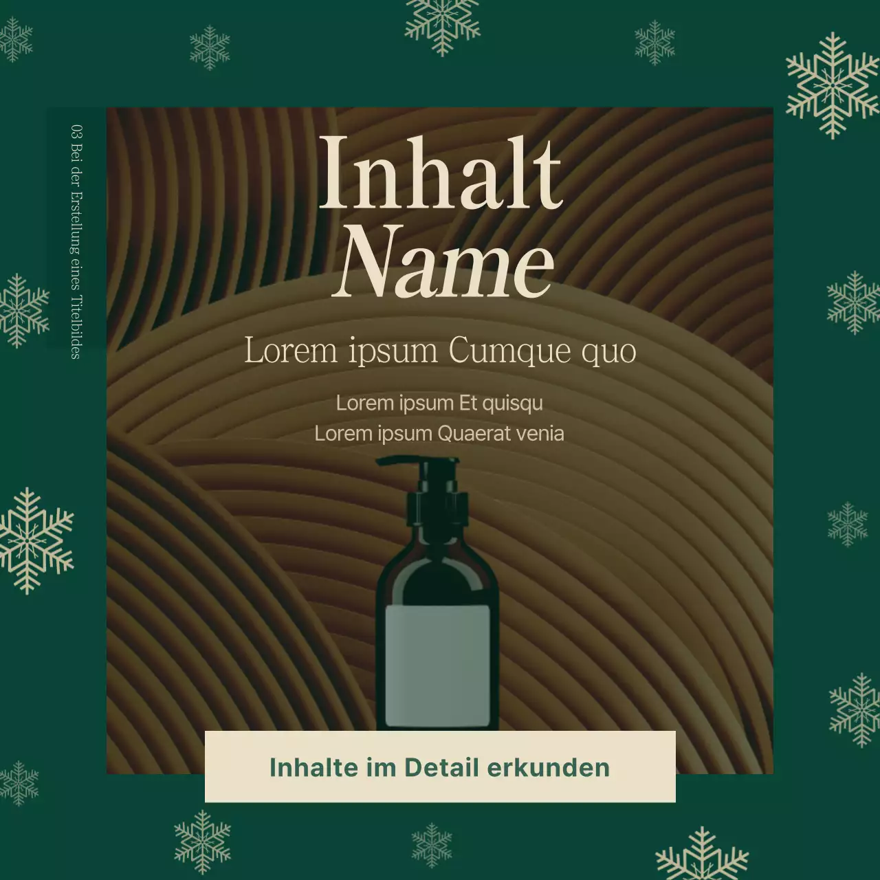 Förderung eines einfachen Marken-Kits in Rot und Grün