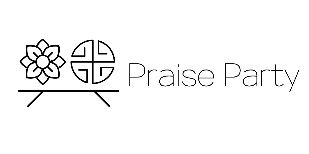 Simple Korean restaurant logo with traditional illustration