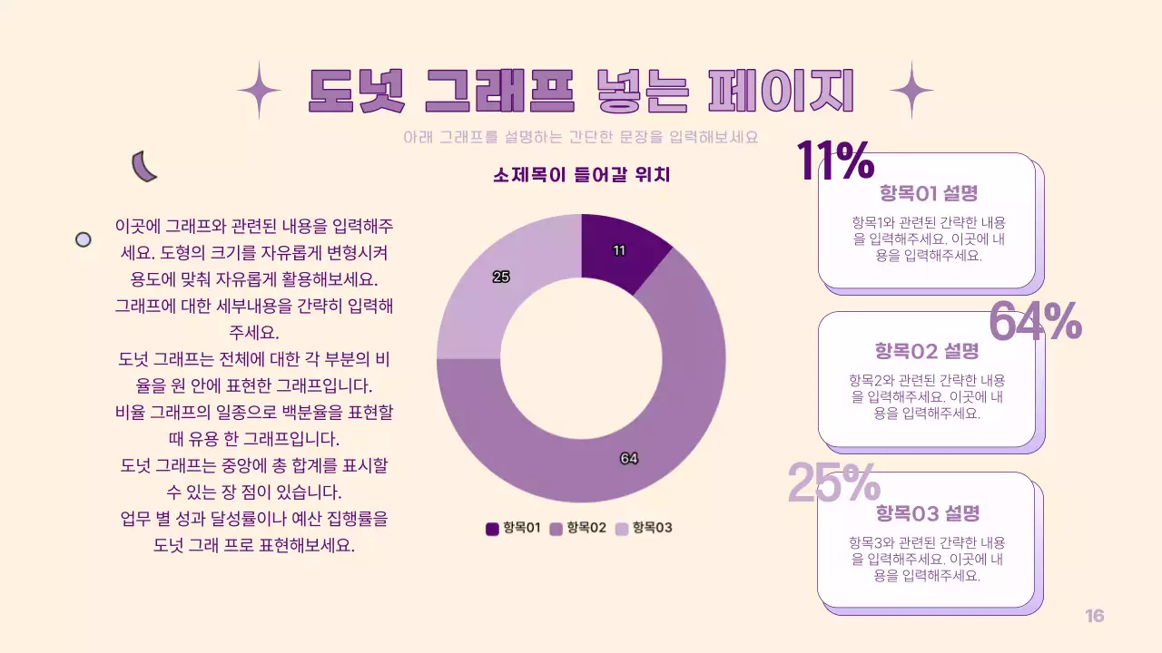 노랑과 보라색의 심플한 PM 발표자료