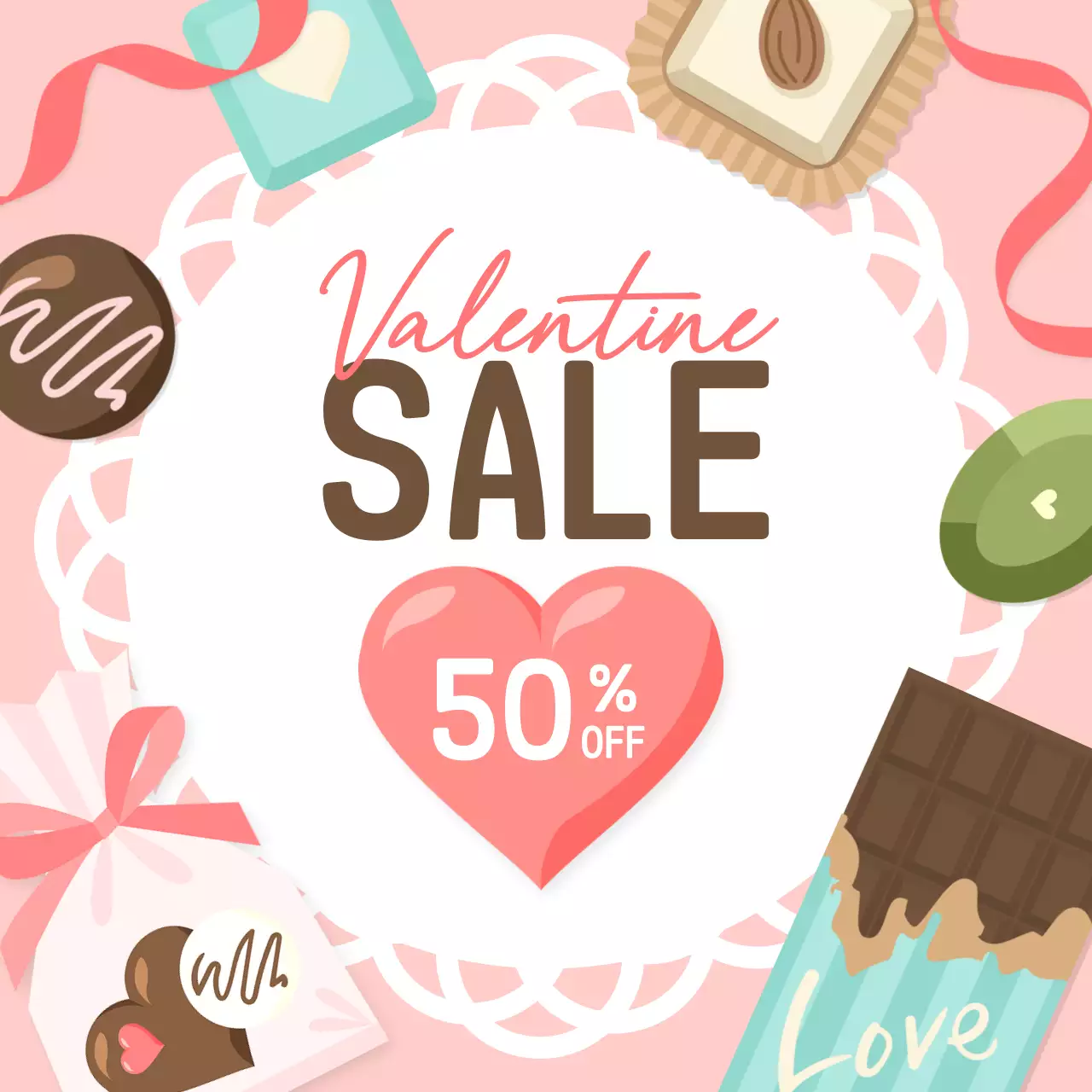 발렌타인데이 세일 이벤트 배너