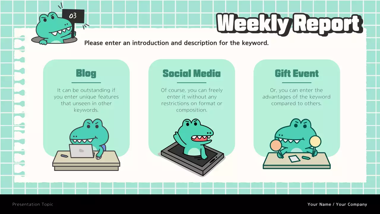 Mint and White Trending Marketing Research Notes Report