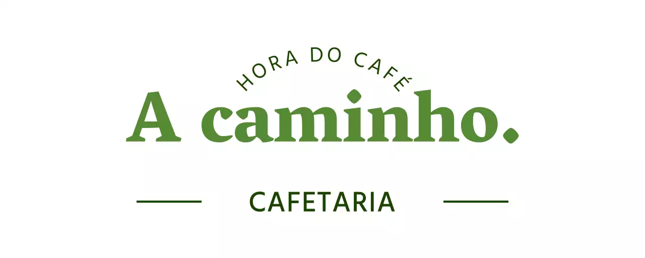 Sinalética de café de inspiração vintage