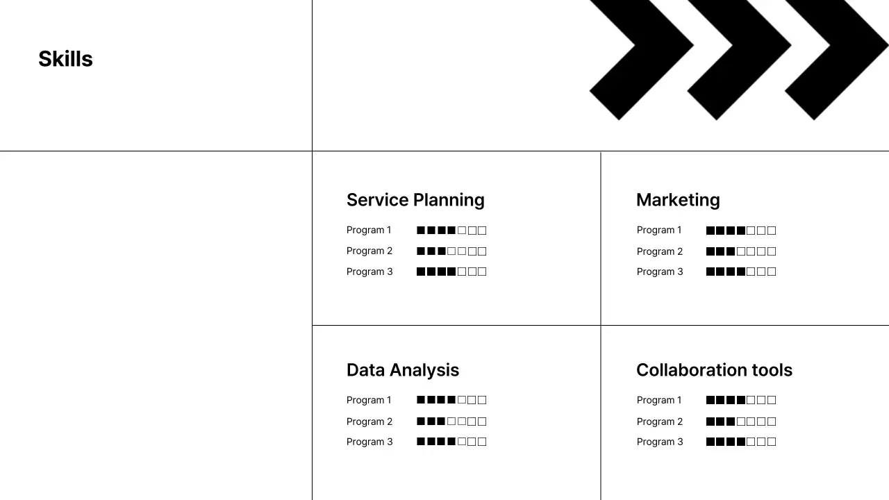 Black Minimalist Career Portfolio Presentation