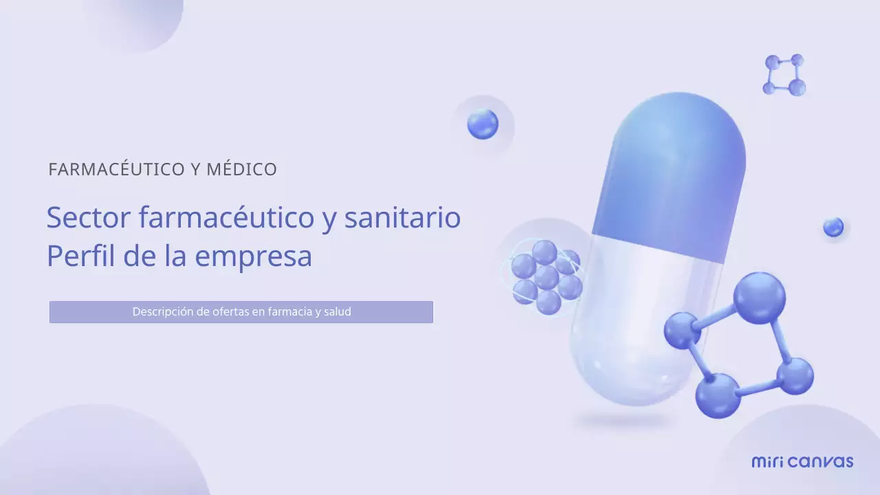 Perfil minimalista de la empresa farmacéutica médica Yonbora