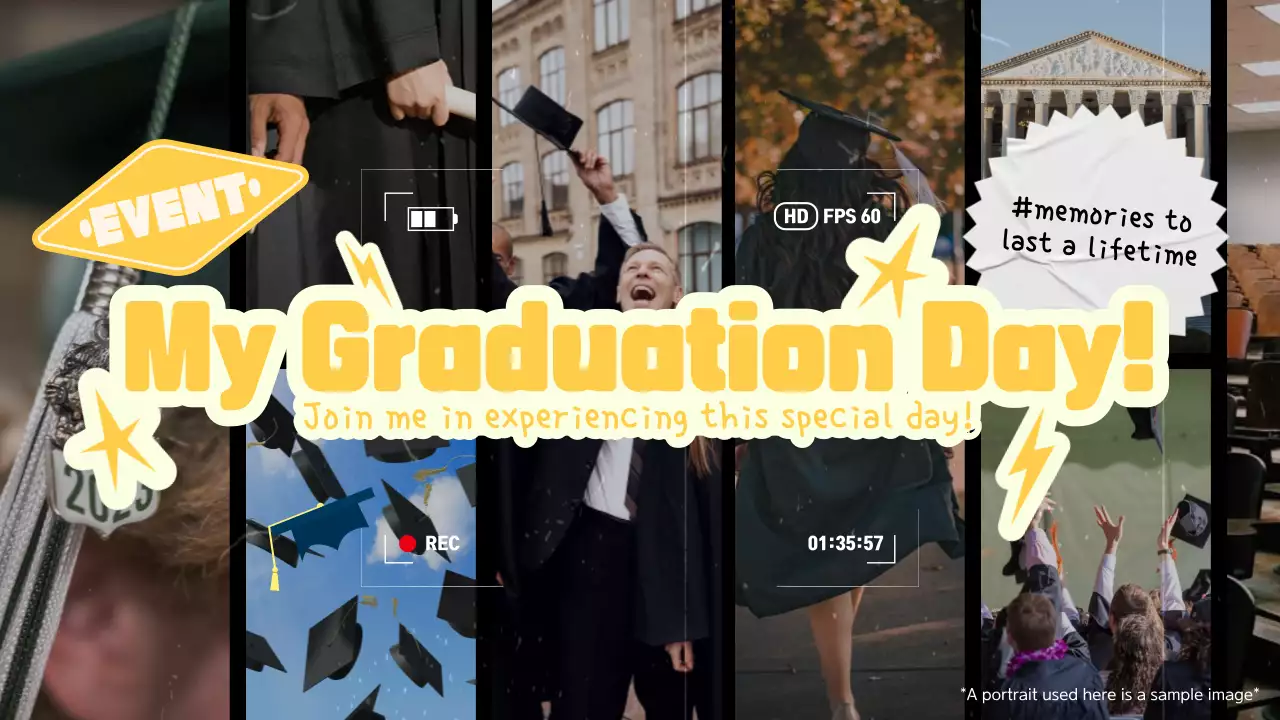 옐로우와 화이트의 트렌디한 졸업식 이야기