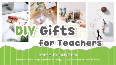 Green Creative Gifts Guide YouTube Thumbnail