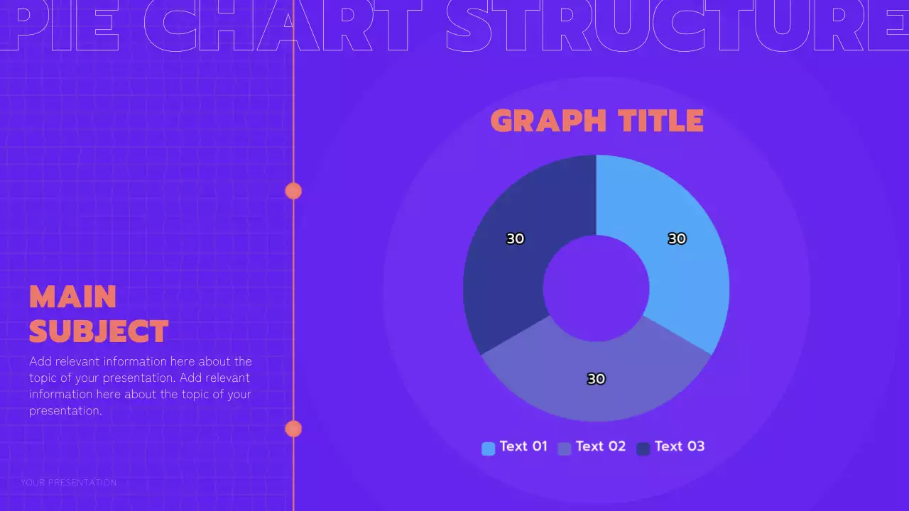 보라색과 주황색의 트렌디한 멀티 페이지 레이아웃 보고서