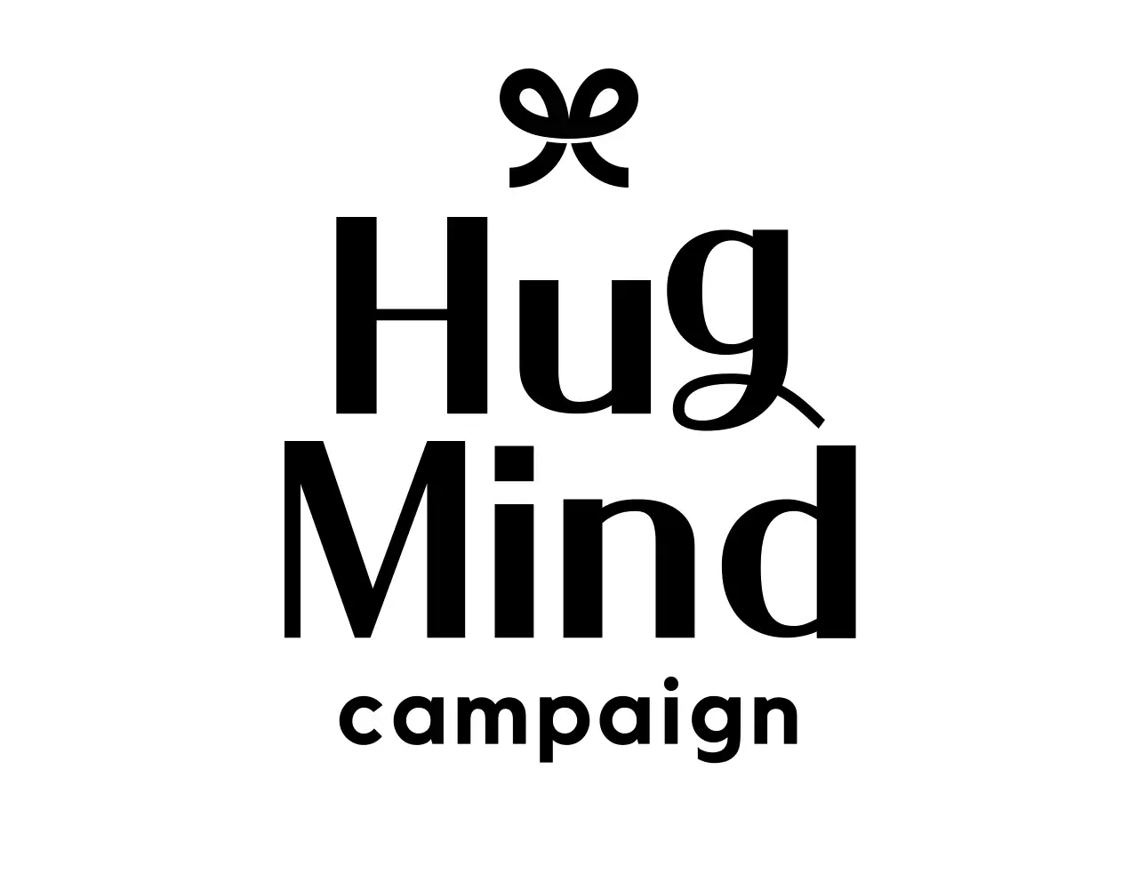 리본일러스트가 들어간 캠페인 봉사단체