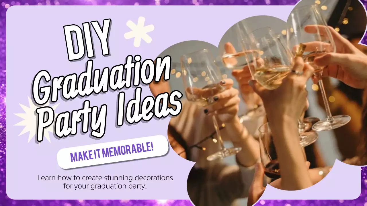 Purple Trendy Graduation Guide YouTube Thumbnail