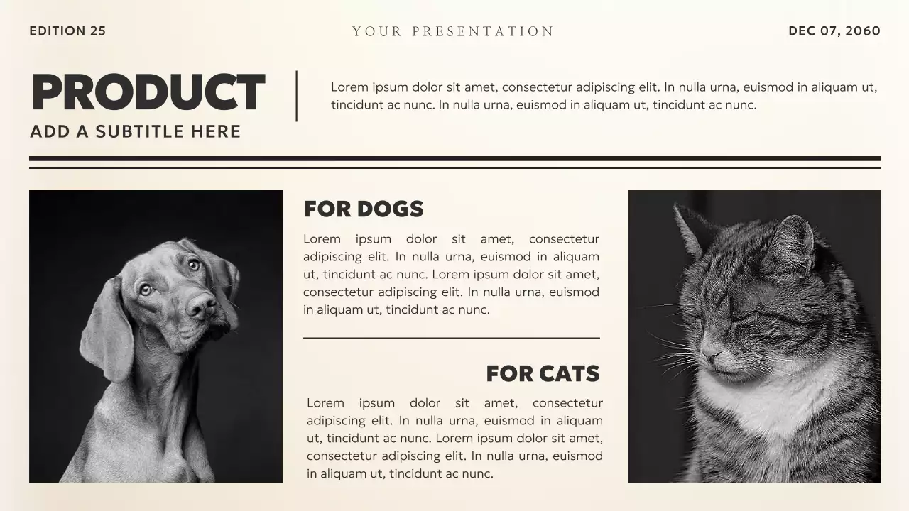 Tài liệu kinh doanh theo chủ đề tin tức cổ điển màu đen và màu be