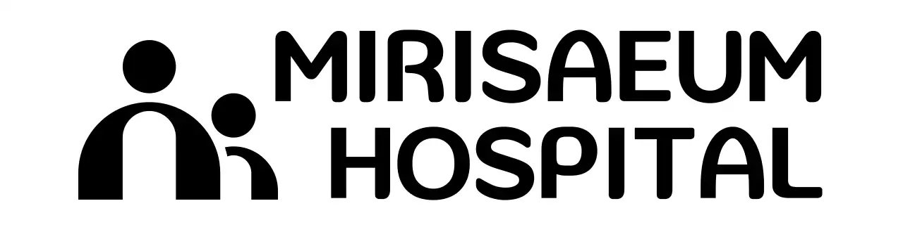 심플한 일러스트 컨셉의 병원 로고