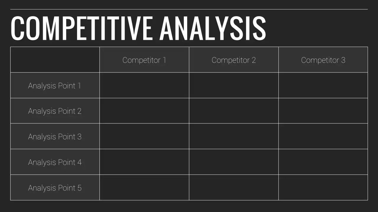 Black Minimalist Business Presentation