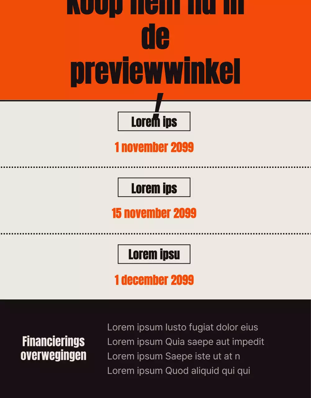 Een vintage stimuleringsgids met oranje accenten