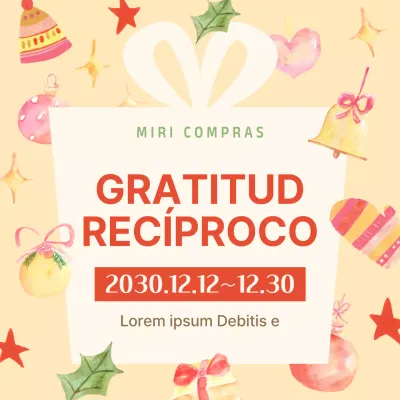 Promociona un descuento en un bonito marco de regalo amarillo y rojo