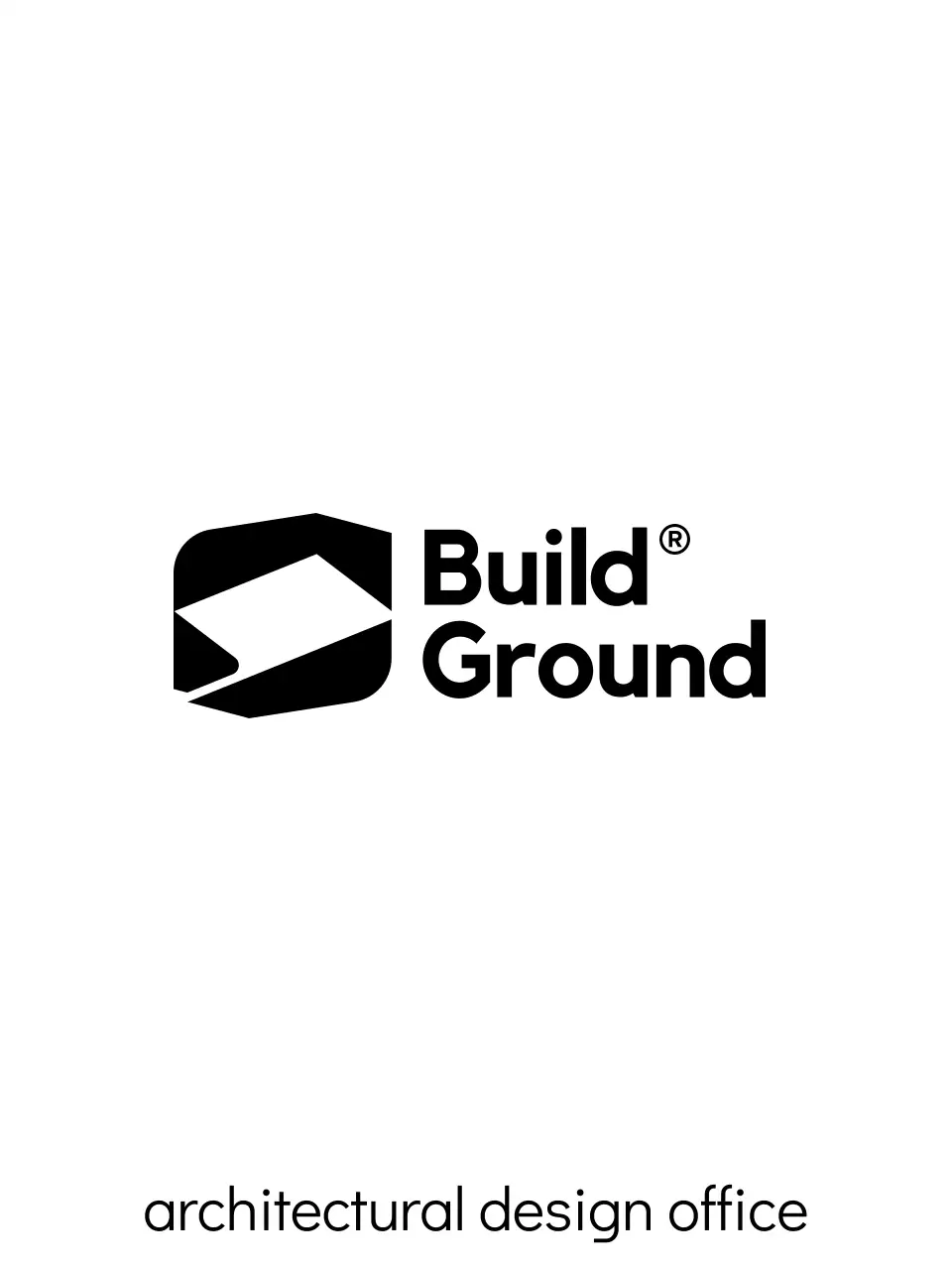 심플한 기업 로고의 비즈니스 레이아웃