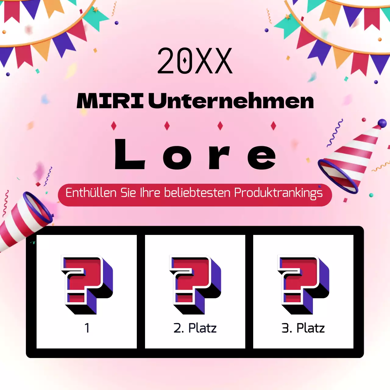 Eine pink-schwarze Jahresendfibel